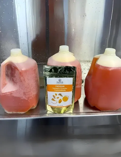 Water filtration products and turmeric powder