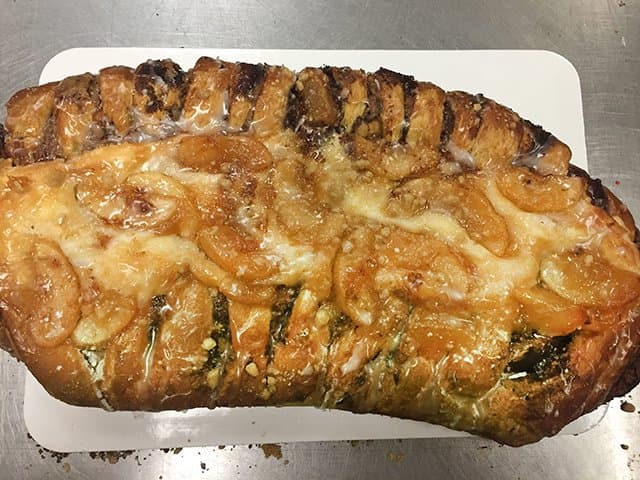 Savory herb-filled pastry loaf