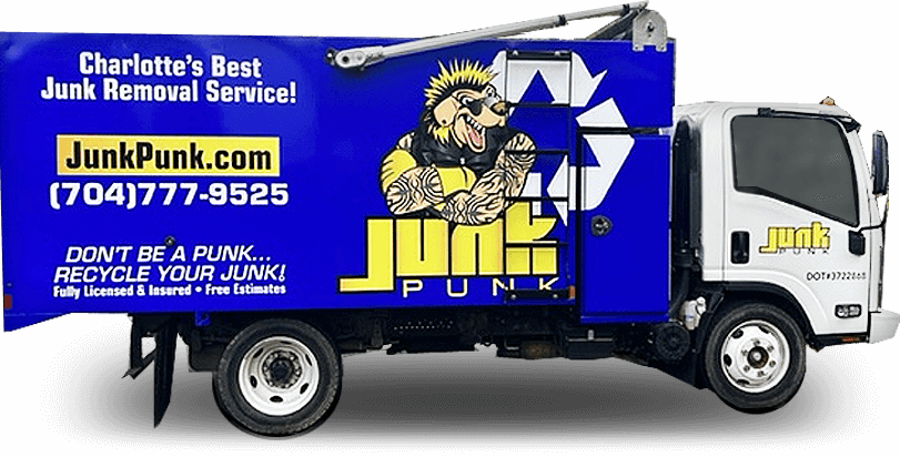Junk Punk removal truck with branding